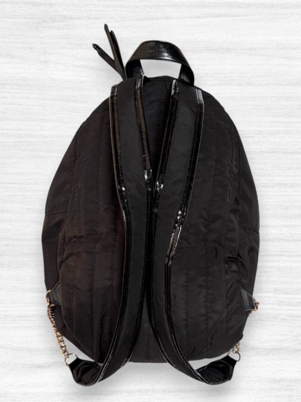 Victoria's Secret Runway Patch Black Sequin Backpack - Picture 3 of 7